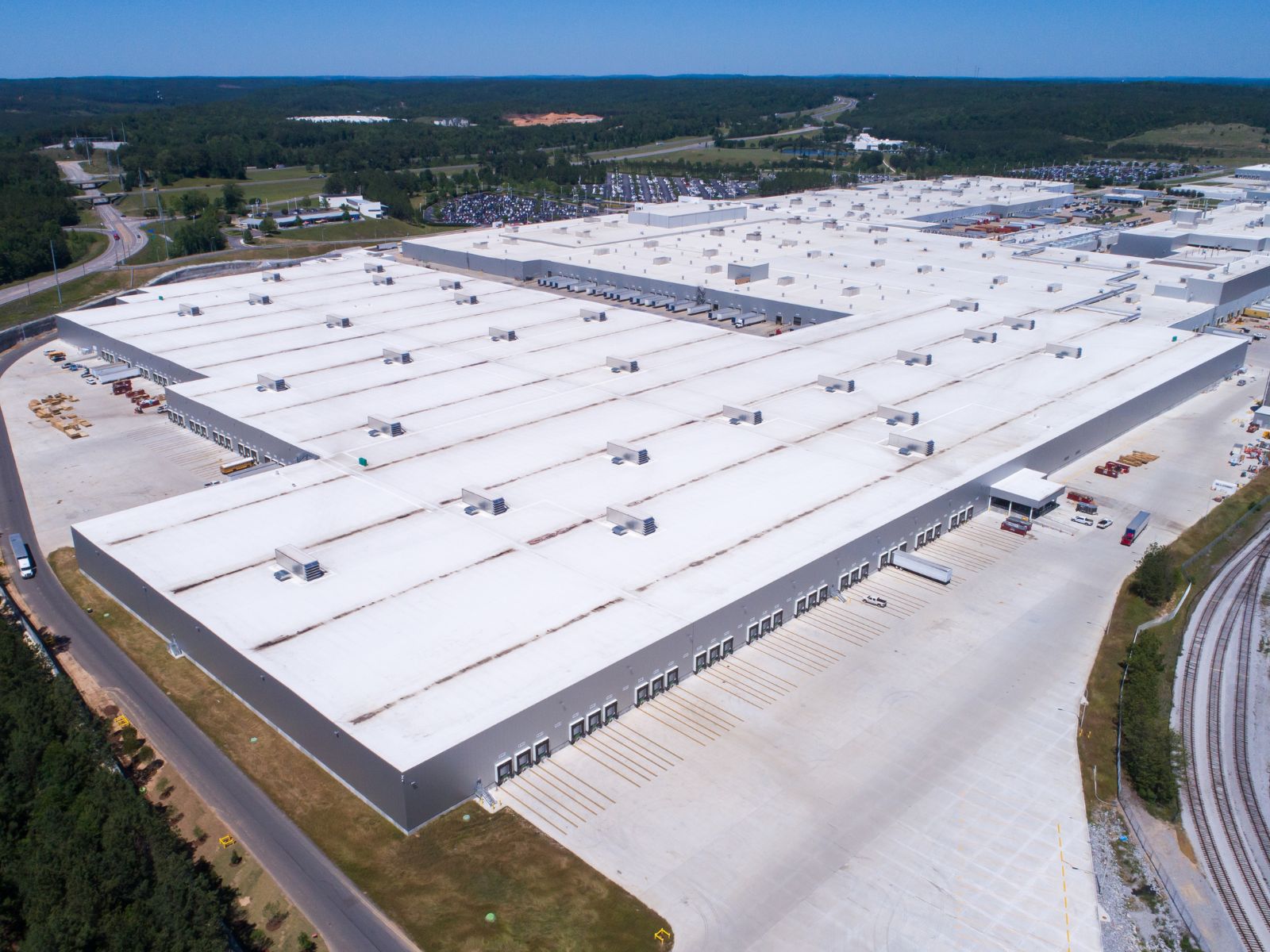 RoofTec commercial roof top view